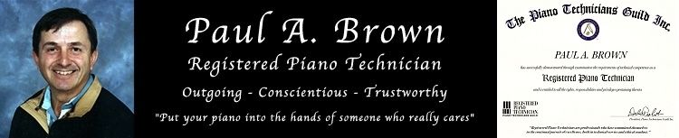 Vancouver Piano Tuner Paul Brown
